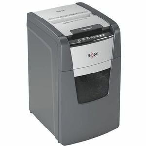 ACCO Optimum AutoFeed+ 130X Paper Shredder - Continuous Shredder - Cross Cut - 8 Per Pass - for shredding Paper - P-4 - 22