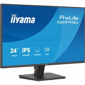 iiyama ProLite X2497HSU-B1 24 Zoll Klasse Full HD LED-Monitor - 16:9 Format - Mattschwarz - 60,5 cm (23,8 Zoll) Viewable -