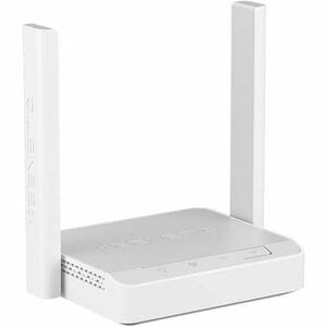 Keenetic Starter KN-1121 Wi-Fi 4 Ethernet Roteador sem fio - Banda única - 2,40 GHz Banda ISM - 2 x Antena(2 x Externo) - 