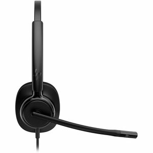 Poly Mission 400 415 Kabel Kopfbügel, Auf den Ohren Mono Headset - Schwarz - Microsoft-Teams-Zertifizierung - Monaural - O