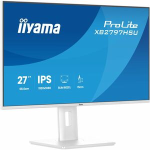 iiyama ProLite XB2797HSU-W1 27 Zoll Klasse Full HD LED-Monitor - 16:9 Format - Matt-weiß - 68,6 cm (27 Zoll) Viewable - IP