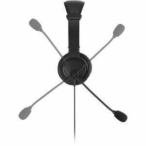 Kensington Classic Wired Over-the-head Stereo Headset - Black - Binaural - Circumaural - 20 Hz to 20 kHz - 182.9 cm Cable 