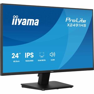 iiyama ProLite X2491HS-B1 24 Zoll Klasse Full HD LED-Monitor - 16:9 Format - Mattschwarz - 60,5 cm (23,8 Zoll) Viewable - 