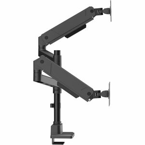ORIGIN Desk Mount for Monitor, Display - Black - Height Adjustable - 2 Display(s) Supported - 17" (43.18 cm) to 35" (88.90