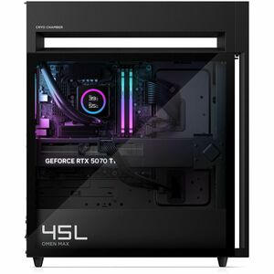 OMEN OMEN MAX 45L GT24-00000 GT24-021ucn 游戏台式电脑 - Intel Core Ultra 7 系列 1 - 32 GB - 2 TB PCI Express NVMe 4.0 SSD - 暗影黑 - 