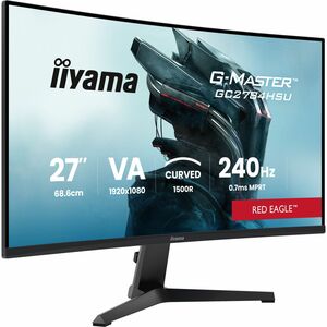 iiyama G-MASTER Red Eagle GC2784HSU-B1 27" Class Full HD Curved Screen Gaming LCD Monitor - 16:9 - Black - 68.6 cm (27") V