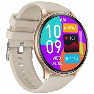 Carneo Gear+ Essential 2nd Generation Smart Watch - 8 mm Case Thickness - 44 mm Case Width - Gold, Yellow Body Color - Gol