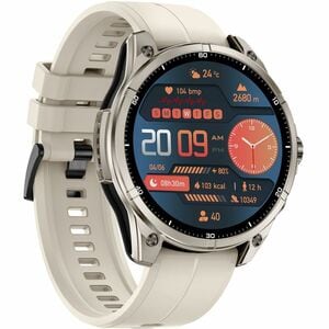 Carneo GTR eXpedition Smart Watch - 11 mm Case Thickness - 44 mm Case Width - Silver, Gray Sand, Titanium Silver Body Colo