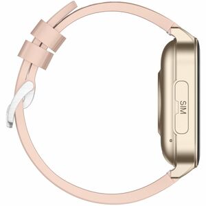 Carneo Ventura HR+ Smart Watch - 11 mm Case Thickness - Gold, Golden, Yellow Body Color - Beige Band Color - Mineral Glass