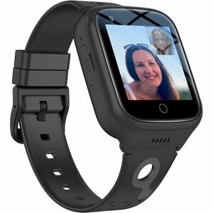 Carneo GuardKid+ 4G Platinum Smart Watch - 47 mm Case Height - 16 mm Case Thickness - 41 mm Case Width - Children - Black 