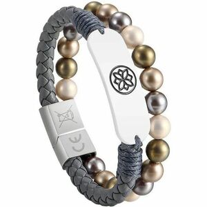 Carneo Smart Band - Grey Band Color - Leather Band Material - Near Field Communication - Water Proof Water Resistant