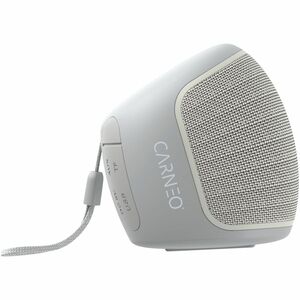 Carneo OfficeDragon 2 Portable Bluetooth Speaker System - 5 W RMS - Grey - 280 Hz to 16 kHz - Battery Rechargeable - USB - 1