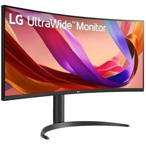 Monitor LCD LG 34BQ65VA-B 863,6 mm (34") Classe UW-QHD Schermo curvo - 21:9 - 86,4 cm (34") Viewable - Vertical Alignment 