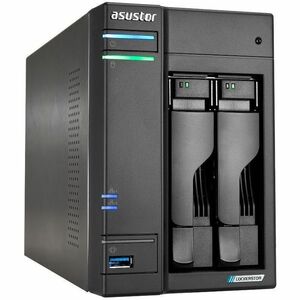 ASUSTOR Lockerstor 2 Gen2+ (AS6704T V2) - Intel Celeron N5105 Quad-core (4 Core) 2 GHz - 2 x HDD Supported - 6 x SSD Suppo