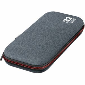 PowerA Slim Case Carrying Case Nintendo Portable Gaming Console - Dark Heather Gray - Scratch Resistant Screen Protector, 