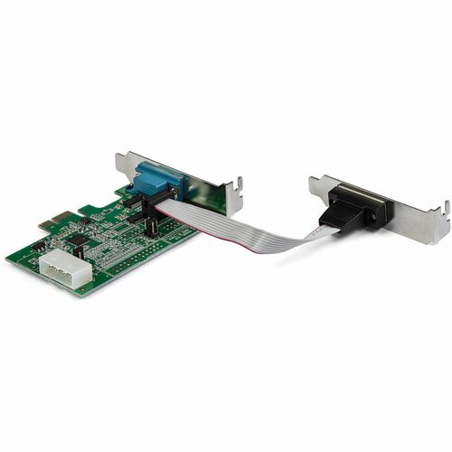 StarTech.com Serial Adapter with 16950 UART - Low-profile Plug-in Card - 1 - TAA Compliant - PCI Express x1 - PC, Linux - 