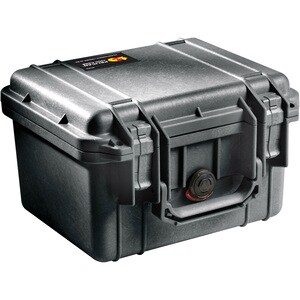Pelican PELICAN PROTECTOR CASE 1300 BLACK - Double Throw Latch Closure - Polycarbonate, Stainless Steel - Black