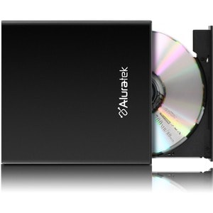 Aluratek AEOD100F 8x DVD - Double-layer - DVD-RAM/±R/±RW - 8x 8x (DVD) - 24x 24x (CD) - USB - External