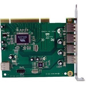 StarTech.com 7 Port PCI USB Card Adapter - Add 7 USB 2.0 Ports to your PC through a PCI slot - pci to usb - pci usb contro