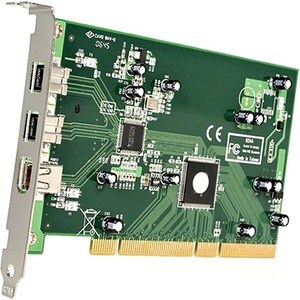 StarTech.com 3 Port 2b 1a PCI 1394b FireWire Adapter Card with DV Editing Kit - Add 2 FireWire-800 and 1 FireWire-400 to y