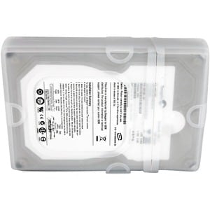 StarTech.com 3.5in Silicone Hard Drive Protector Sleeve with Connector Cap - Silicone - Clear