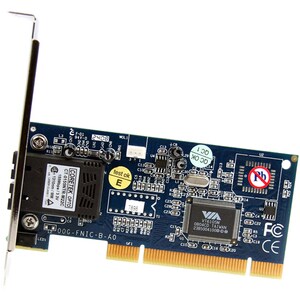 StarTech.com 100 Mbps Full/Low Profile MM SC Fiber PCI NIC Card - PCI-X - 1 Port(s) - 1 x SC Port(s)