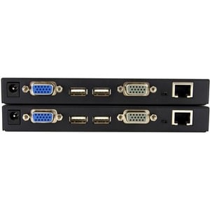 StarTech.com Long Range 1000 ft USB VGA KVM Over CAT5/5e CAT6 UTP Extender - KVM Console Over Ethernet for multiple server