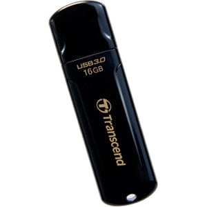 Transcend JetFlash 700 16 GB USB 3.0 Flash-Laufwerk - Schwarz - 70 MB/s Read Speed - 20 MB/s Write Speed - Lebenslang Gara