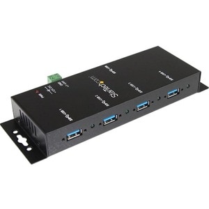 StarTech.com 4 Port Industrial USB 3.0 Hub - 5Gbps - Mountable - Rugged USB Hub - Add 4 external,wall mountable USB 3.0 po