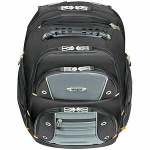 Targus Drifter II TSB239US Carrying Case Rugged (Backpack) for 17" Notebook - Black/Gray - TAA Compliant - Water Resistant