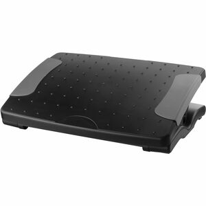 Kantek Height Adjustable Footrest - Black - 1 Each