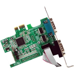 2 PORT PCI EXPRESS RS232 SERIAL ADAPTER CARD WITH 16550 UART