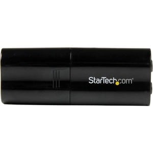 StarTech.com Scheda Audio Esterna Stereo USB 2.0 - Adattatore esterno scheda audio Stereo USB 2.0 a 3,5 mm Jack audio - Nero