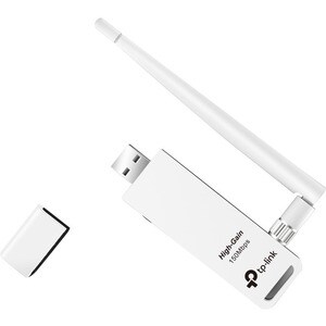 TP-Link TL-WN722N IEEE 802.11n Wi-Fi Adapter - USB - 150 Mbit/s - 2.48 GHz ISM - External