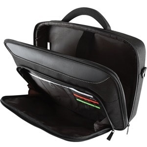 Targus Classic CN414EU Carrying Case for 33 cm (13") to 36.3 cm (14.3") Notebook - Black, Red - Poly, Polyester Body - Han