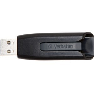 32GB Store 'n' Go® V3 USB 3.2 Gen 1 Flash Drive - Gray - 32GB - Gray