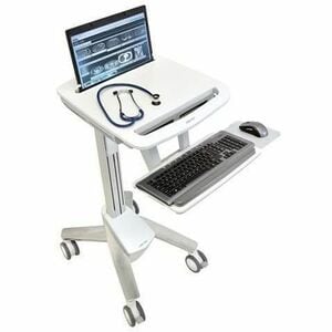 Ergotron StyleView SV40 Medizinische Warenkorb - 8,16 kg Kapazität - 4 Rollen - Aluminium, Plastik, Verzinkter Stahl - 464