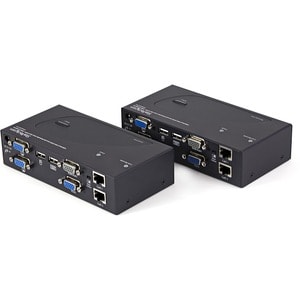 StarTech.com USB Dual VGA KVM Verlängerung bis zu 200m - KVM Extender über Cat5 UTP Netzwerkkabel - 2 Computer - 2 Lokaler
