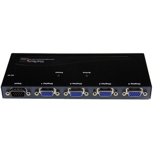 StarTech.com Duplicador Divisor de Video VGA de 4 puertos 350MHz - Splitter Multiplicador 4 Salidas HD15 - 2048 x 1536 - 3