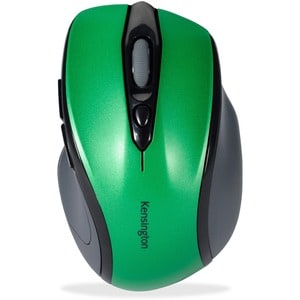 Kensington Pro Fit Mid-size Wireless Mouse - Optical - Wireless - Radio Frequency - 2.40 GHz - Emerald Green - 1 Pack - US