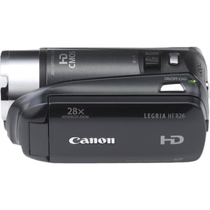 Canon Legria HF R26 Digital Camcorder - 7.6 cm (3") LCD Touchscreen - 1/4.85" CMOS - Full HD - Black - 16:9 - 3.1 Megapixe