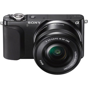 Sony α NEX NEX-3N 16.1 Megapixel Mirrorless Camera with Lens - 0.63" - 1.97" - Black - Exmor APS HD CMOS sensor Sensor - 3