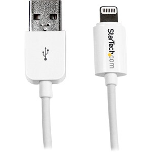 StarTech.com Câble Apple® Lightning™ vers USB pour iPhone, iPod, iPad - 2 m Blanc - Cable for iPhone, iPod, iPad, Ordinate