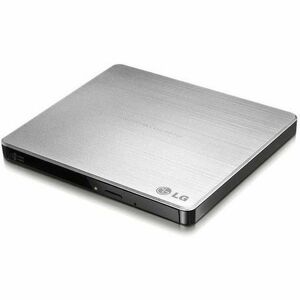 LG GP60NS50 Portable DVD-Reader - External - Retail - Silver - DVD-RAM/±R/±RW Support - 24x CD Write/24x CD Rewrite/24x CD