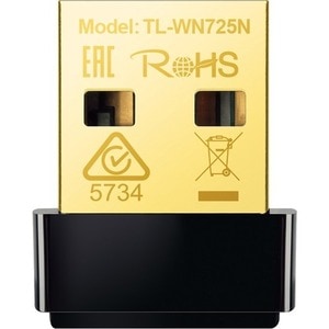 TP-Link TL-WN725N Wi-Fi Adapter für Desktop Computer, Notebook - IEEE 802.11n - USB - 150 Mbit/s - 2,48 GHz ISMExtern