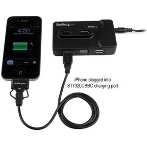 StarTech.com USB Hub - USB - 6 Total USB Port(s) - 4 USB 2.0 Port(s) - 2 USB 3.0 Port(s) - PC, Mac