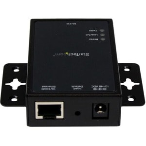 StarTech.com 1 Port RS232 Serial to IP Ethernet Converter / Device Server - Aluminum - 1 x Network (RJ-45) - 1 x Serial Po