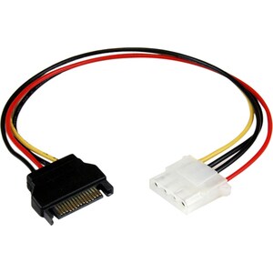 StarTech.com 12in SATA to LP4 Power Cable Adapter - F/M - For Hard Drive - SATA / Molex - 18 Gauge - 1 Each