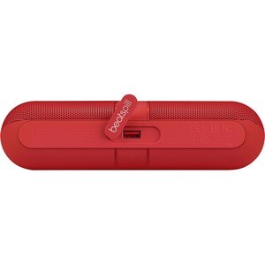 Beats by Dr. Dre Pill Portable Bluetooth Speaker System - Red - Near Field Communication - Battery Rechargeable - USB
