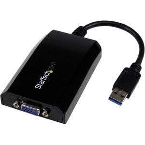 StarTech.com Adattatore scheda USB 3.0 a VGA per Mac e PC - 1920x1200/1080p - 1 x 15-pin HD-15 - Female - Nero